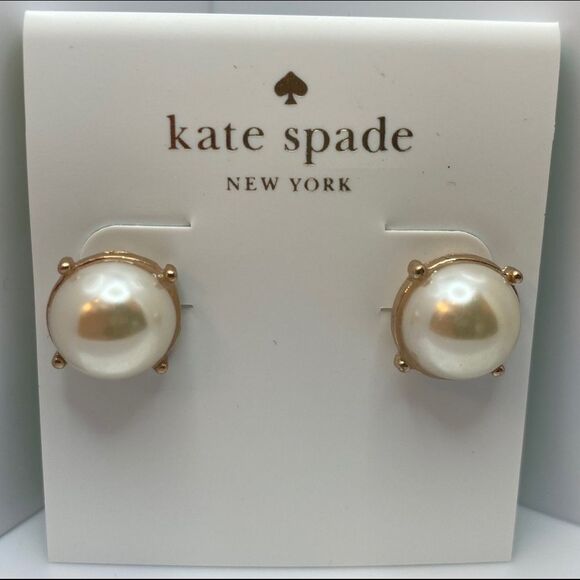 Kate Spade Pearl Gumdrop Studs - Picture 1 of 2